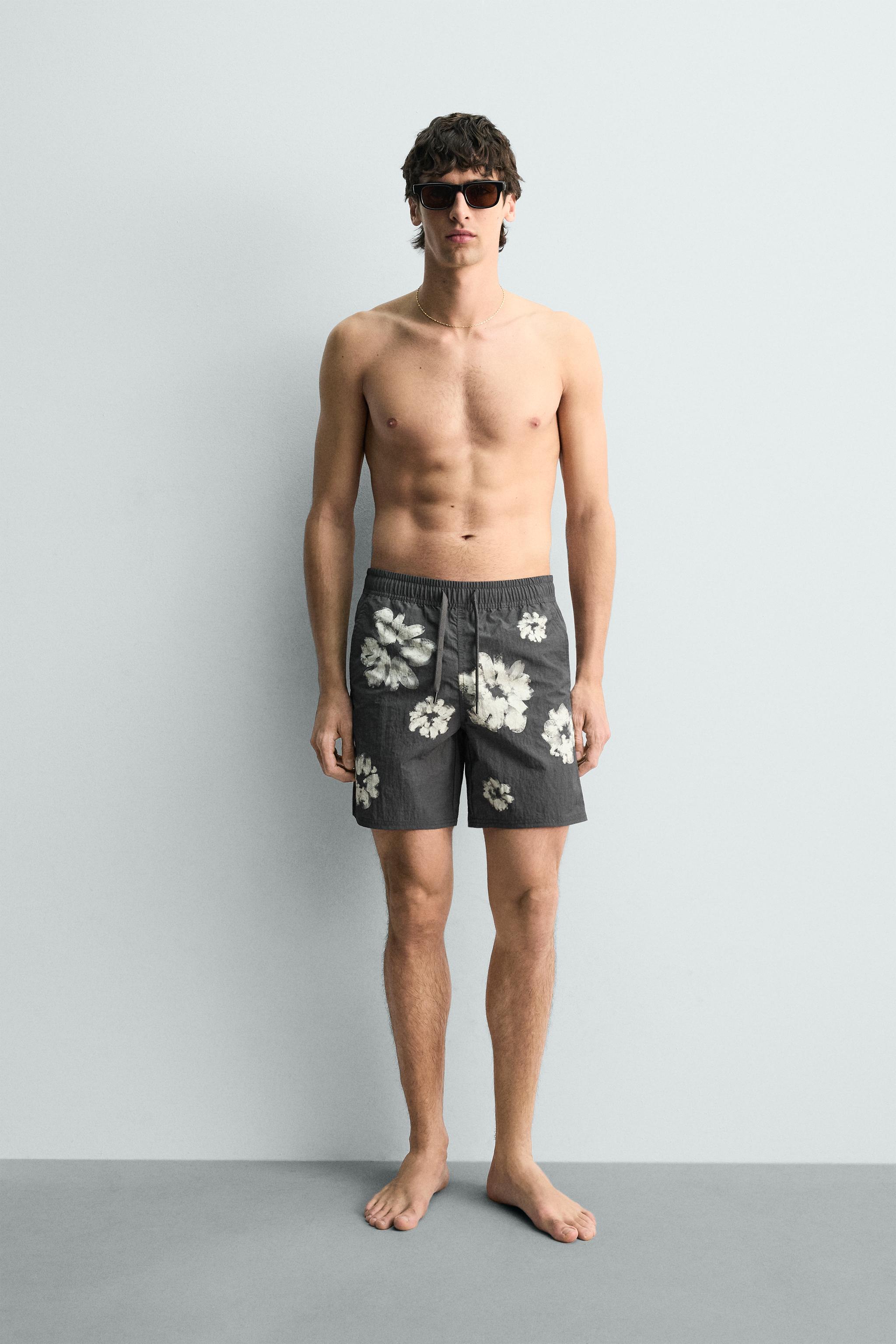 LONG FLORAL PRINT SWIMSUIT